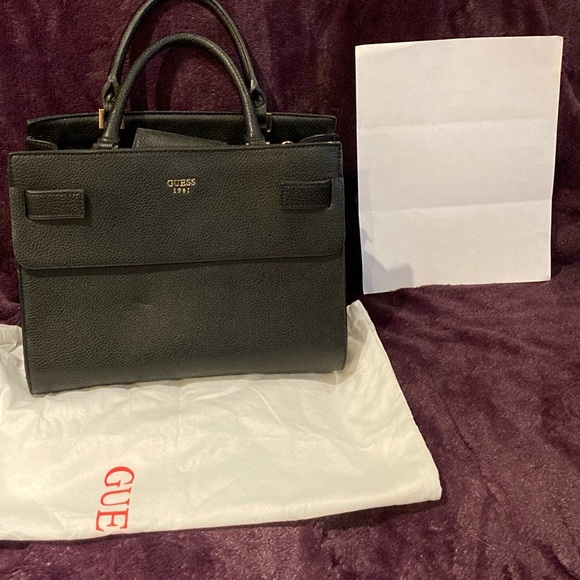 Guess Satchel - Black - Picture 1 of 3